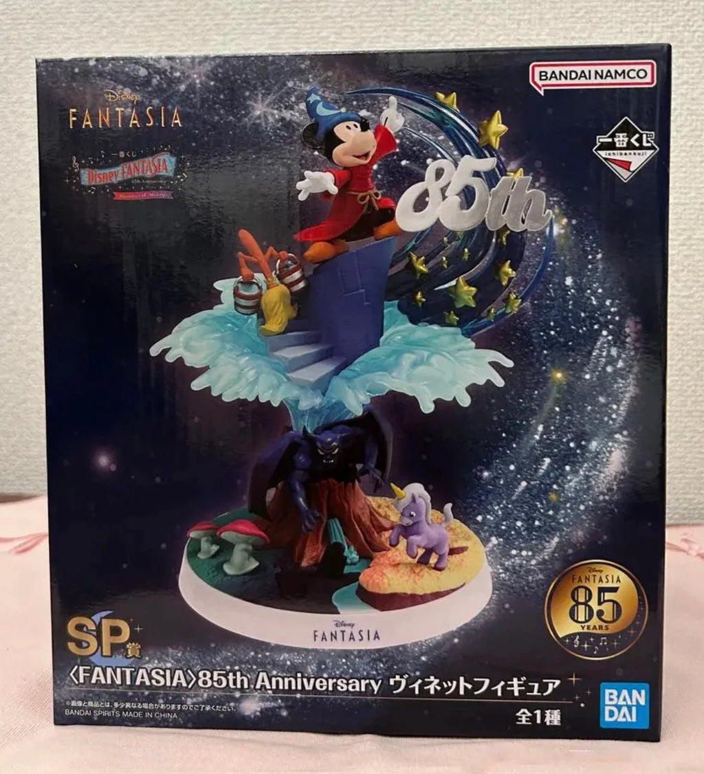 Officially Licensed BANDAI Ichiban Kuji Disney FANTASIA 85th Anniversary Memories of Mickey Figure Anime Model Genuine Toy