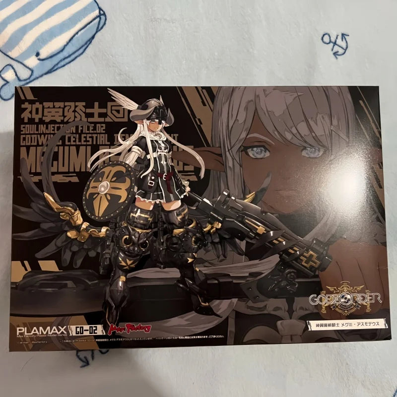 Original Max Factory Max Plamax Modellreihe Godz Order Serie GO-01 Yuri Godbuster und GO-02 Megumi Asmodeus Jungengeschenk