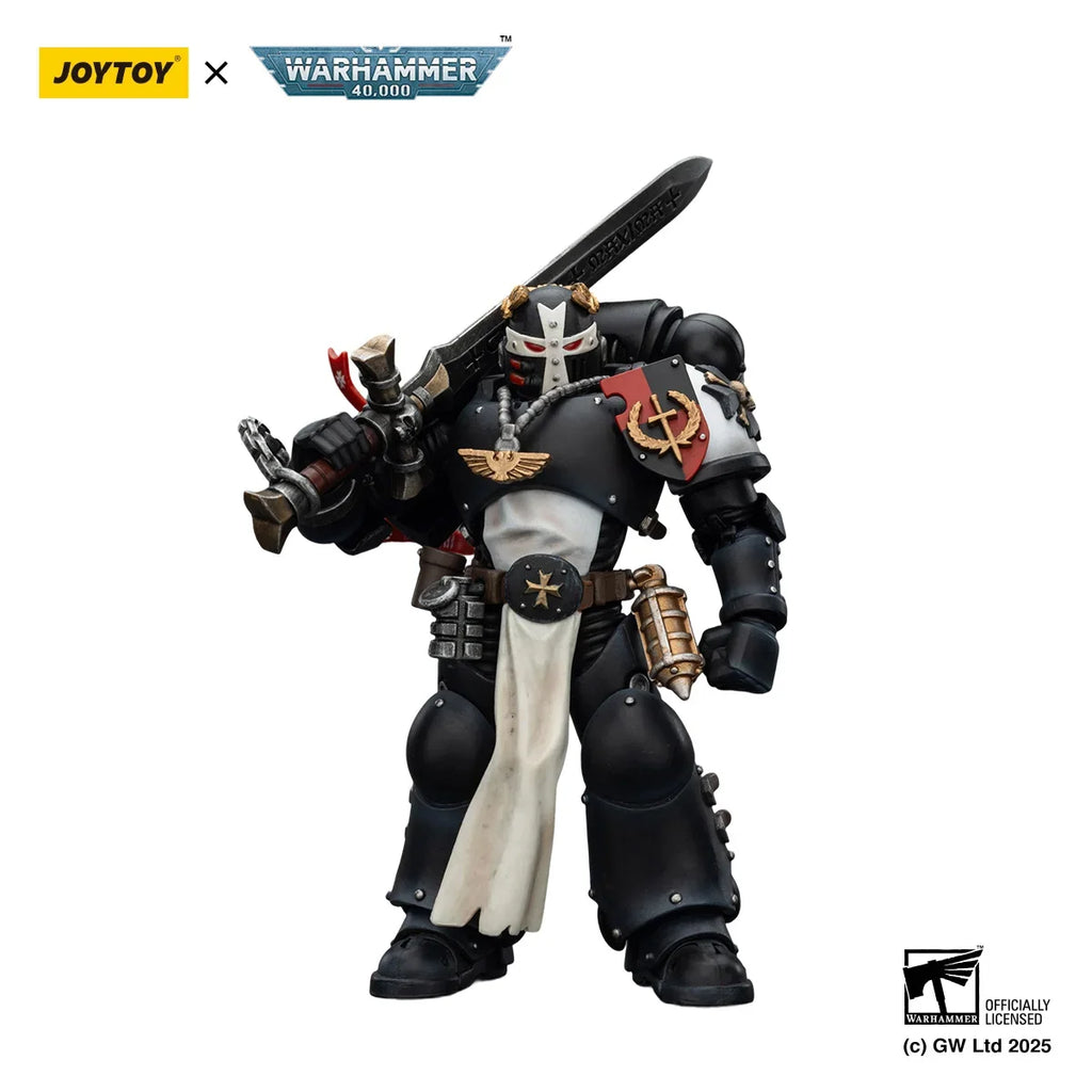 【In Stock】JOYTOY Warhammer 40K Black Templars Emperor's Champion"Bayard's Revenge" 1/18 Action Figure