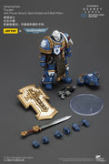【SF】JOYTOY Warhammer 40K 1/18 Action Figure Ultramarines Torvald with Power Sword Stormshield and Bolt Pistol Model Toys Gifts