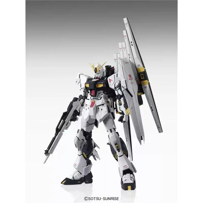 Bandai Original MG 1/100 RX-93 Nu Gundam Ver Ka DOUBLE FIN FUNNEL CUSTOM UNIT Model Action Figure Toys for Boys Girls Kids Gift