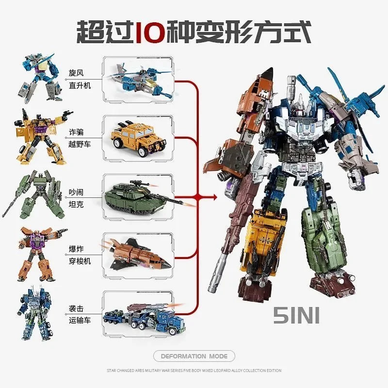 Jinbao Oversized Bruticus Warbotron Onslaught Brawl Swindle Blast Off Predaking Figure Transformation Robots Toys Chrismas Gifts