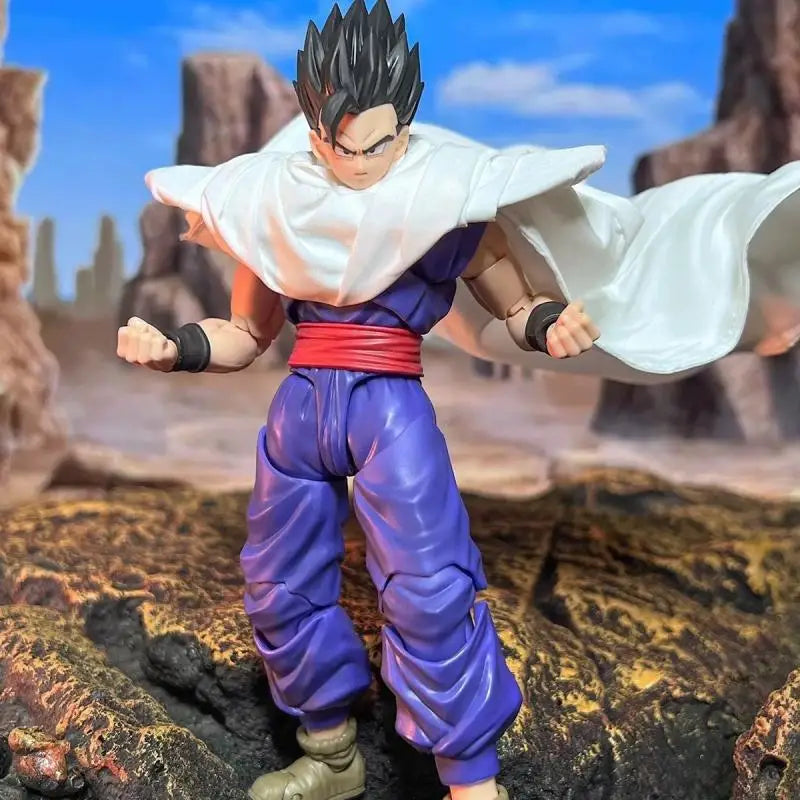 Dragon Ball Z Super Shf Series Anime Piccolo Give Son Gohan Cloak Handmade Clothing Suitable for 1/12 Size Movable Humanoid
