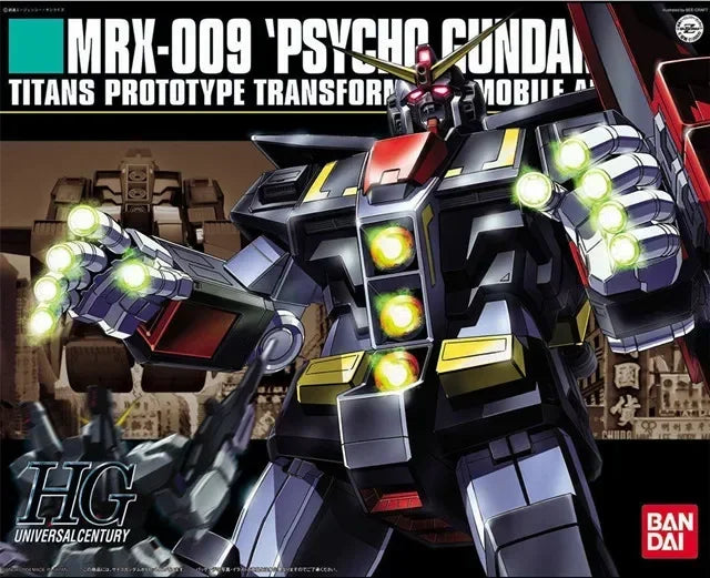 Original Neuware Neuprodukt Bandai Banpresto Hguc 049 1/144 Mrx-009 Psyco Gundam Plastikmodellbausatz Bewegliche Figur Spielzeug Geschenk