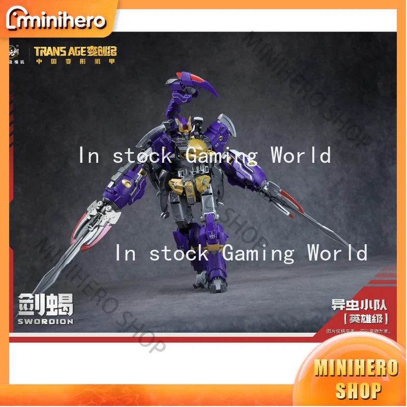 CANG TOYS TRANSAGE Insecticon Action Figures Robot Toys Collectible Anime Figures for Adults Kids Transforming Mecha Toy Gift