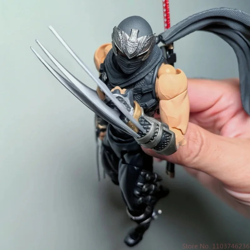 High Quality Ryu Hayabusa Kaiyodo Revoltech Amazing Yamaguchi Ninja Gaiden Anime Action Figure Model Doll Custom Festival Gifts