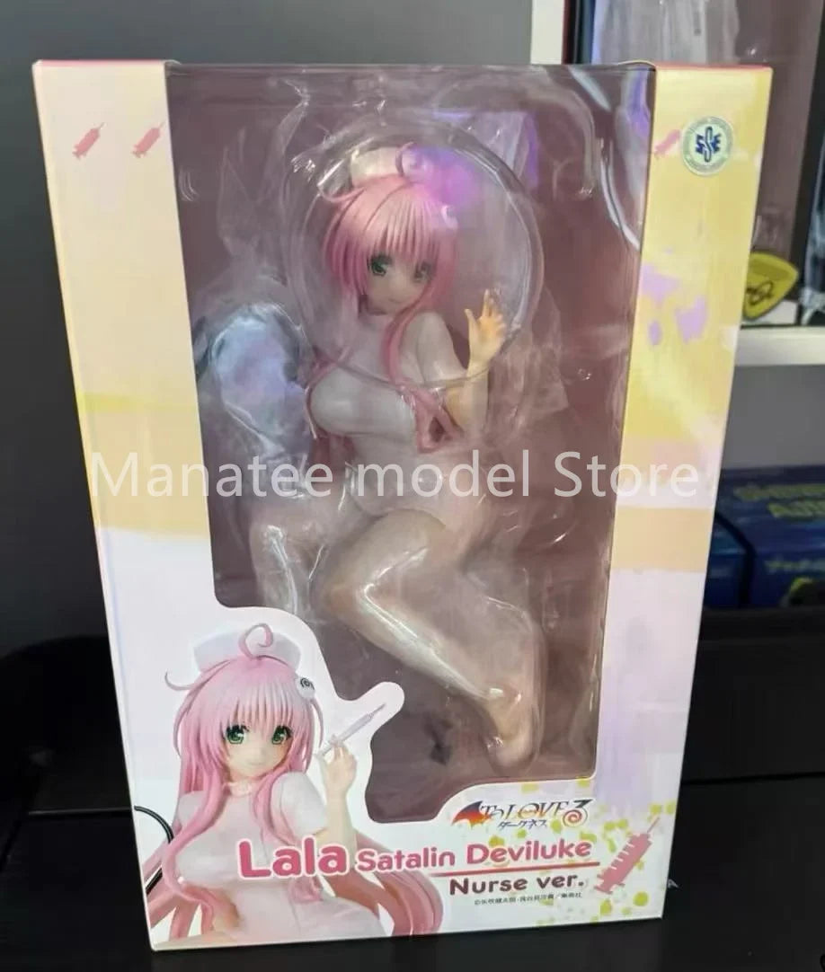 Union Creative Original To Love-Ru Darkness Lala Satalin Deviluke Nurse Costume PVC Action Figure Anime Model Toys Gift
