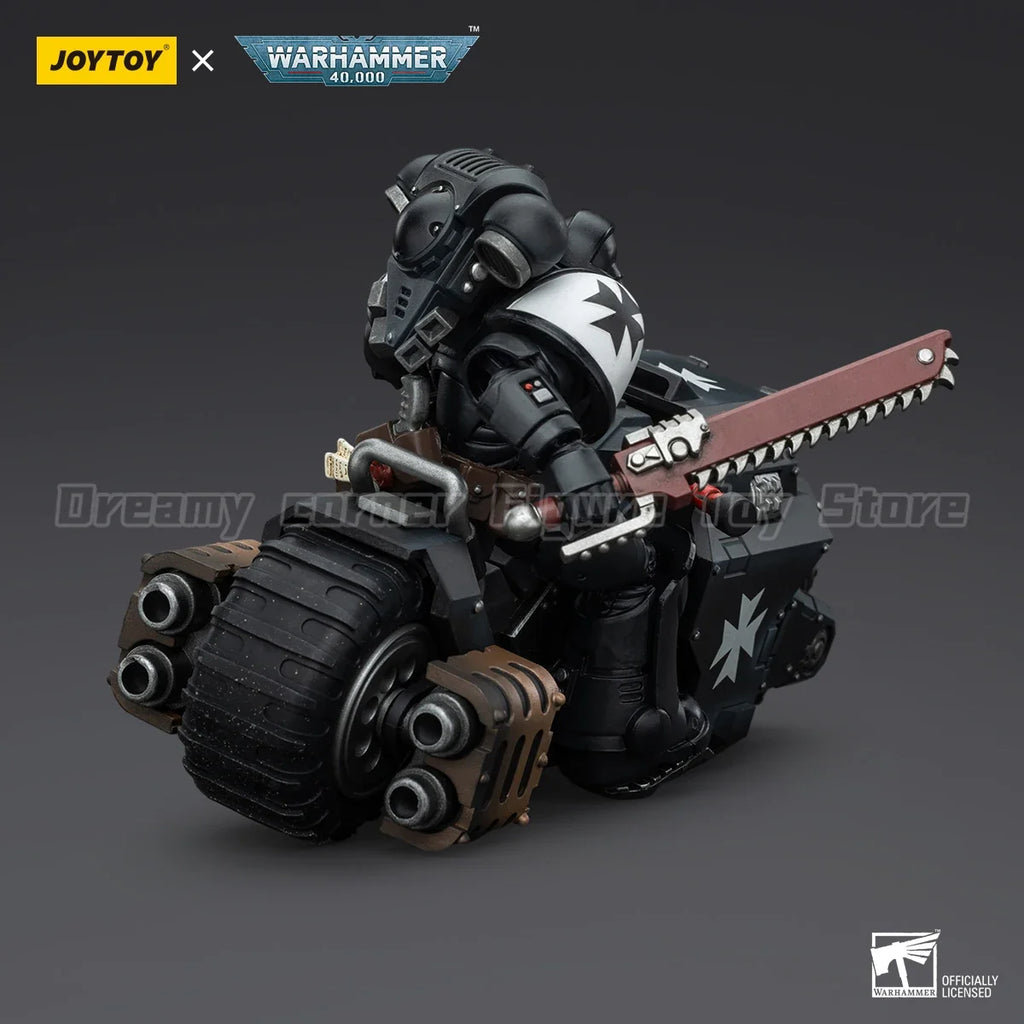 【In Stock】JOYTOY Warhammer 40K Space Marines Black Templars Outriders Brother Valtus 1/18 Action Figure