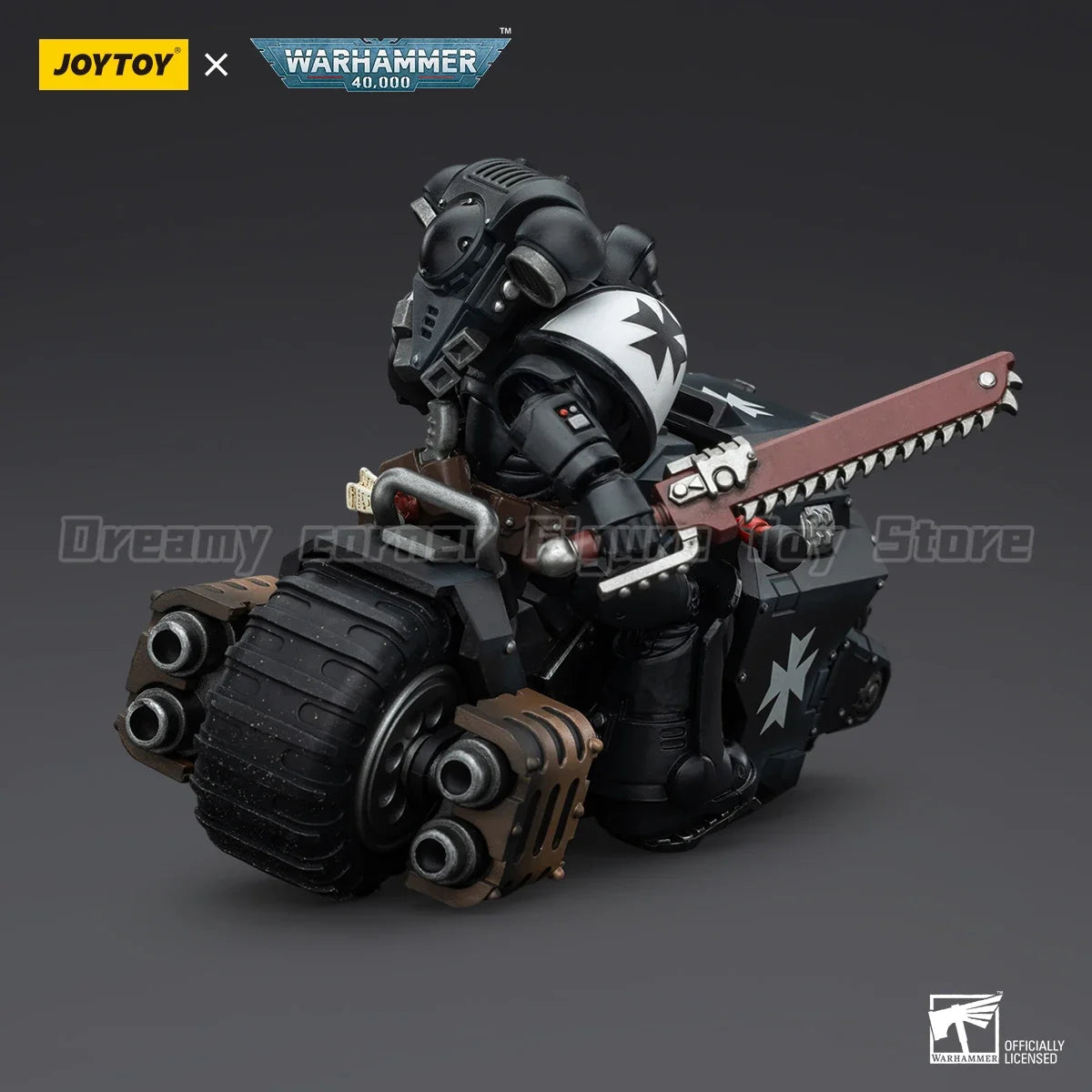 【In Stock】JOYTOY Warhammer 40K Space Marines Black Templars Outriders Brother Valtus 1/18 Action Figure