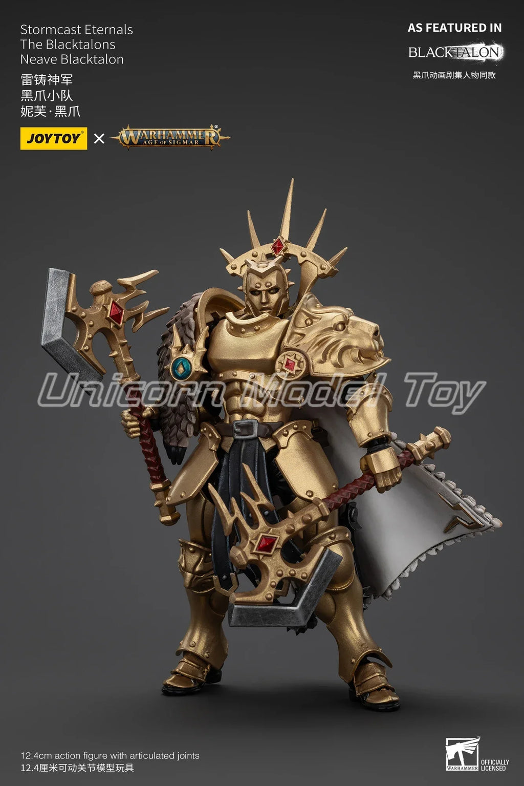 In Stock Original JOYTOY Warhammer 40K Stormcast Eternals The Blacktalons Neave Blacktalon 1/18 Action Figure Model Toys Gifts