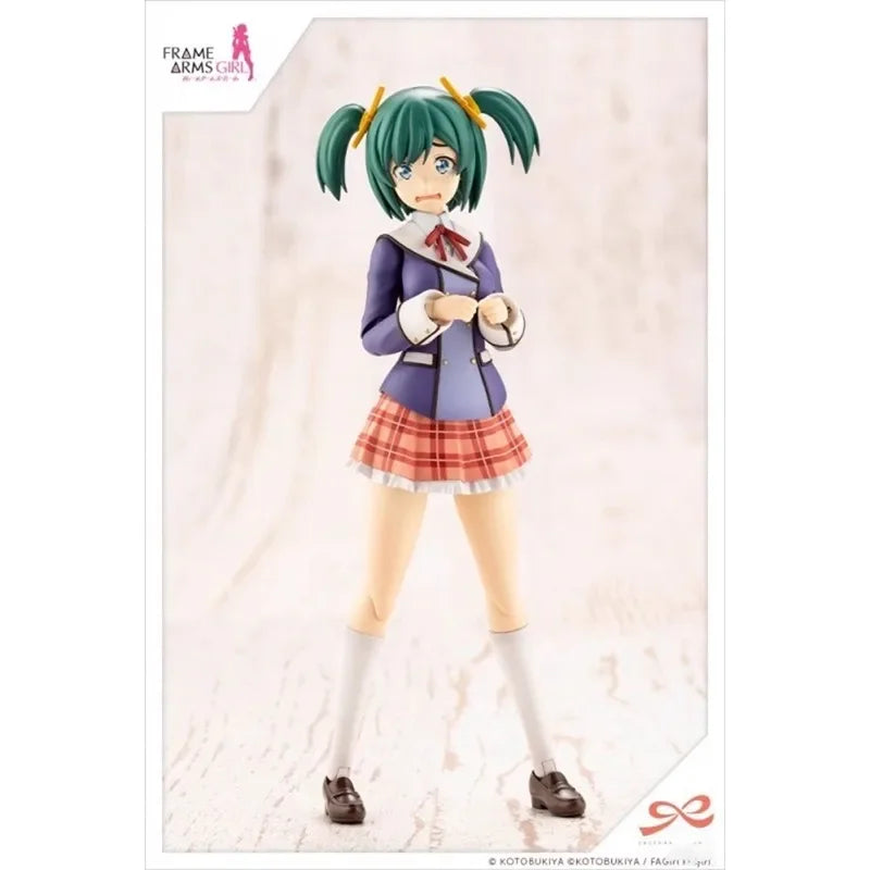 KOTOBUKIYA Original Anime Figure Frame Arms Girl Sousaishojoteien BUKIKO KOTOBUKI Winter Clothing Collectible Model