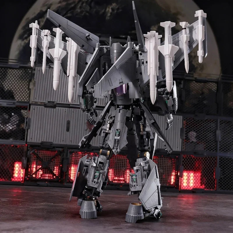 Touchtoys 1/18 J16-N Nacrmmi Heavy Fighter Jet Finished Model Action Figures Highly Articulated Transformable Mecha Toy Boy Gift