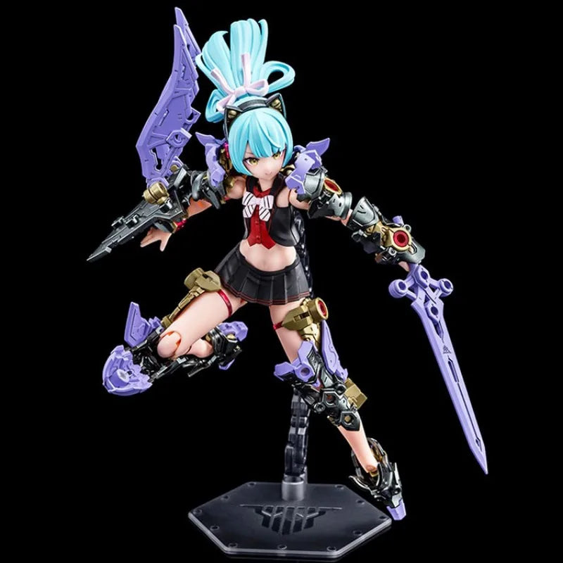 Kotobukiya Original Genuine Megami Device Buster Doll Knight Darkness Claw 1/1 Mobile Suit Girl 16cm Model Action Figure Toys