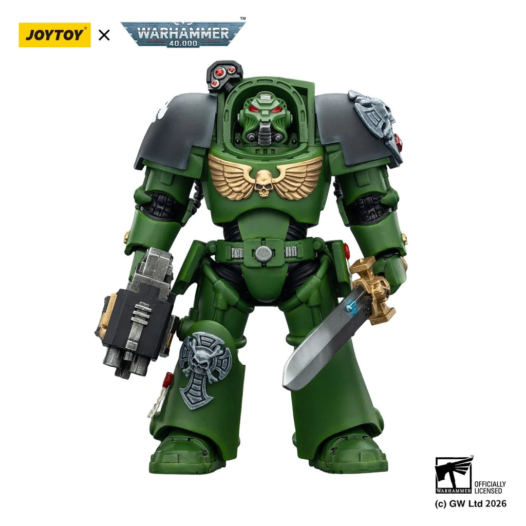 【MT】Original JOYTOY Warhammer 40K Salamanders Terminator 1/18 Action Figure Toy Collection