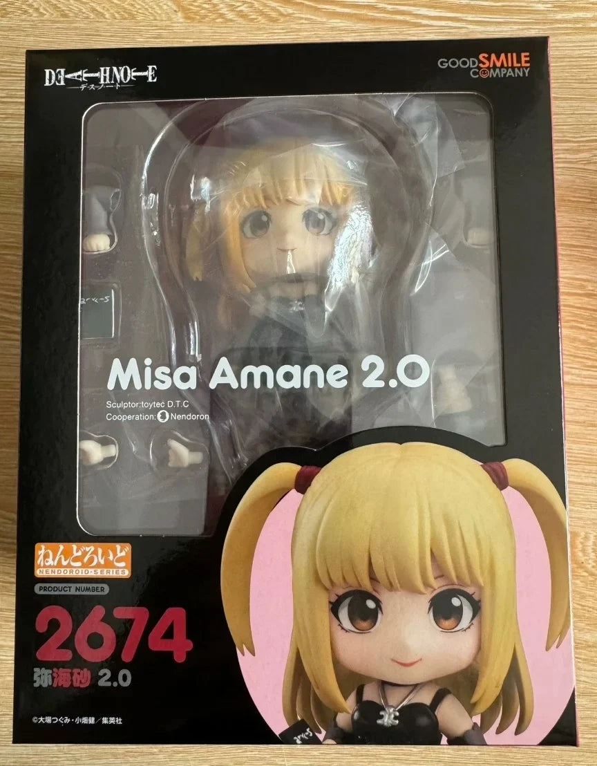 100% Original Good Smile Company 2674 1200 1160 Misa Amane L Lawliet Yagami Light 2.0 Ver 10CM Sammel-Anime-Modell-Actionfigur