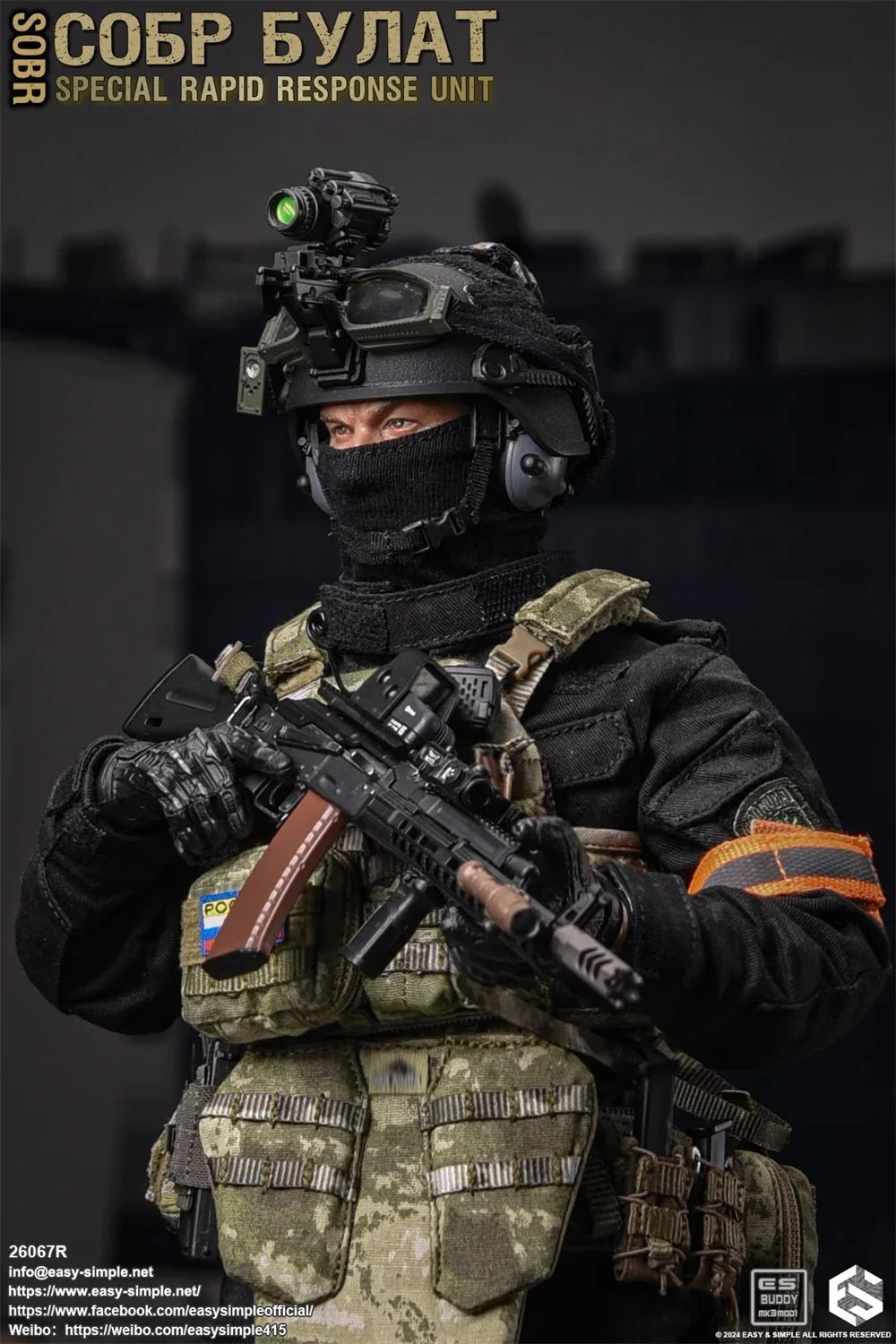 1/6 Easy&Simple ES 26067R The Russian Action Figure Soldier Operation Unit Full Set Moveable Action Figure Gift For Fans Collect
