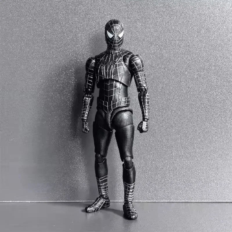 Marvel Comics Spider-Man 3 Hero No Return Toby Maguire Black Suit Peter Parker Action Figure Toy Collectible Model Gift