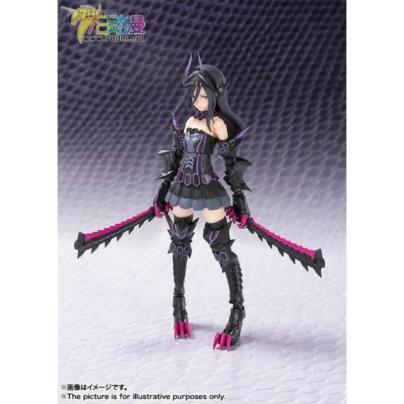 BANDAI Original AGP SERIES Soul MIX Black Eclipse Dragon Princess Anime Action Figures Toys for Boys Gift Collectible Ornaments