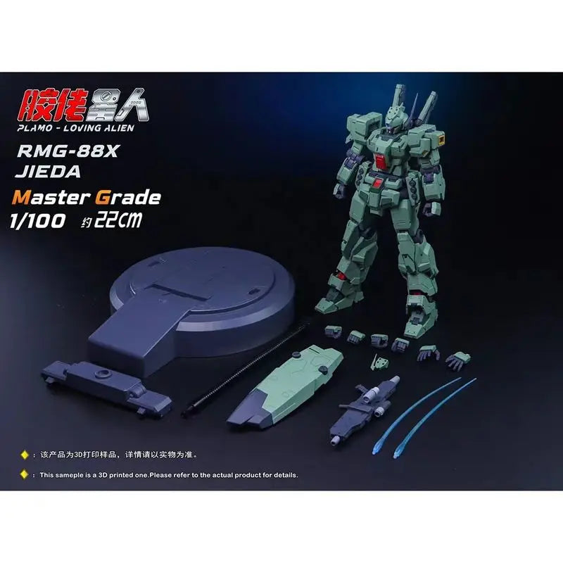 PLAMO LOVING ALIEN RGM-88X V2 Amoru JIEDA MG 1/100 Assembled Action Figures Model Toy Collection Child Custom Birthday Gift