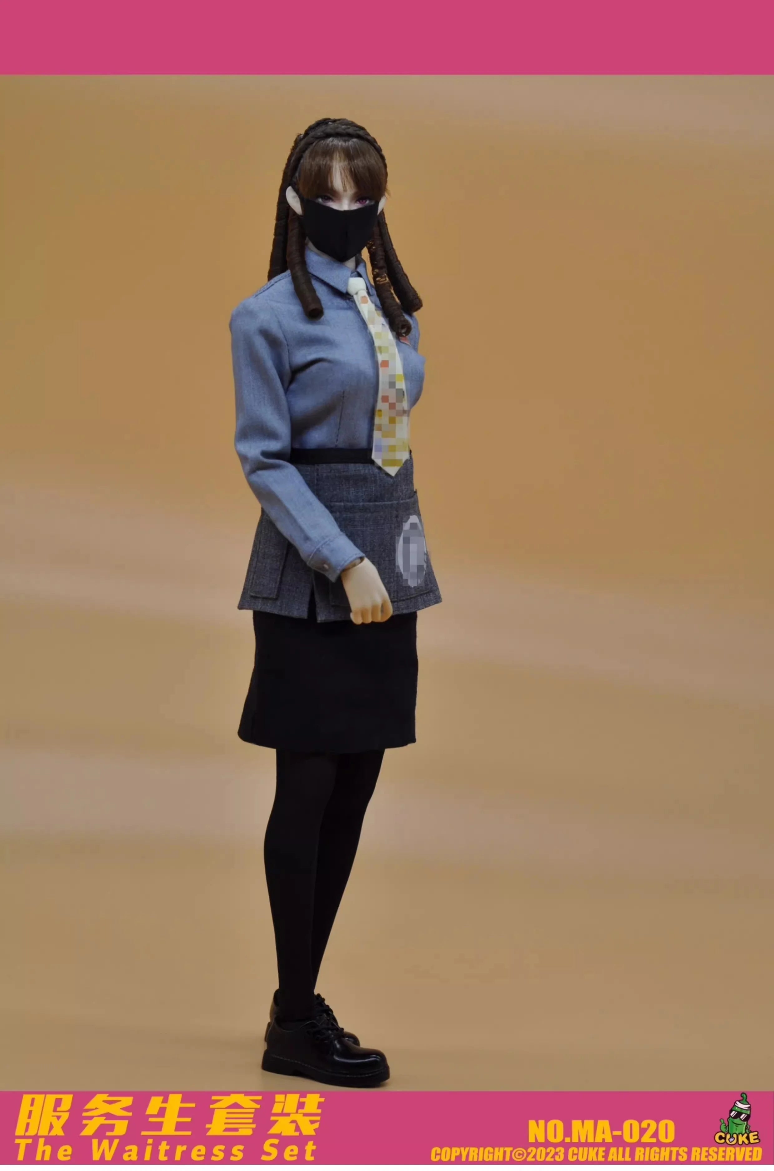 1/6 CUKE TOYS MA-020 The Waitress Dress Suit Model Fit 12'' Female Girl Action Figure