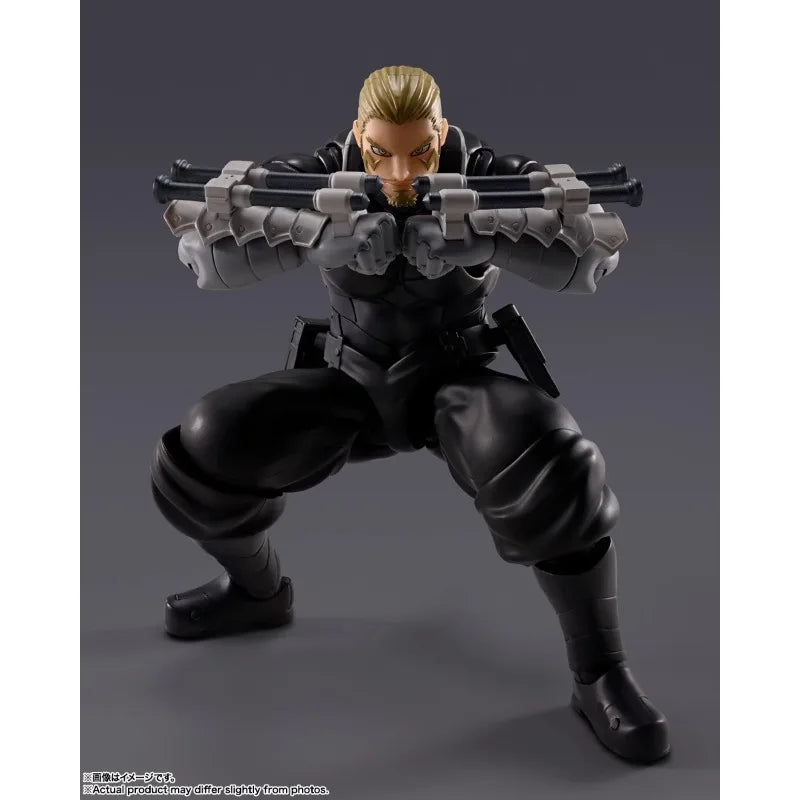 Bandai Original Genuine SHFiguarts SHF KAIJU NO.8 ISAO SHINOMIYA Action Anime Figures Toys Boys Girls Kids Gift Model Ornaments