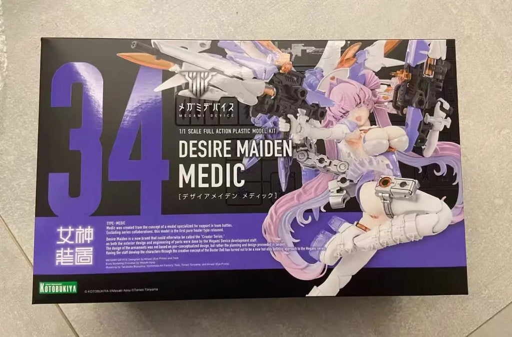 100% Original in Stock Kotobukiya Megami Device Desire Maiden Medic Original Model Decoration Assembly Model Collection