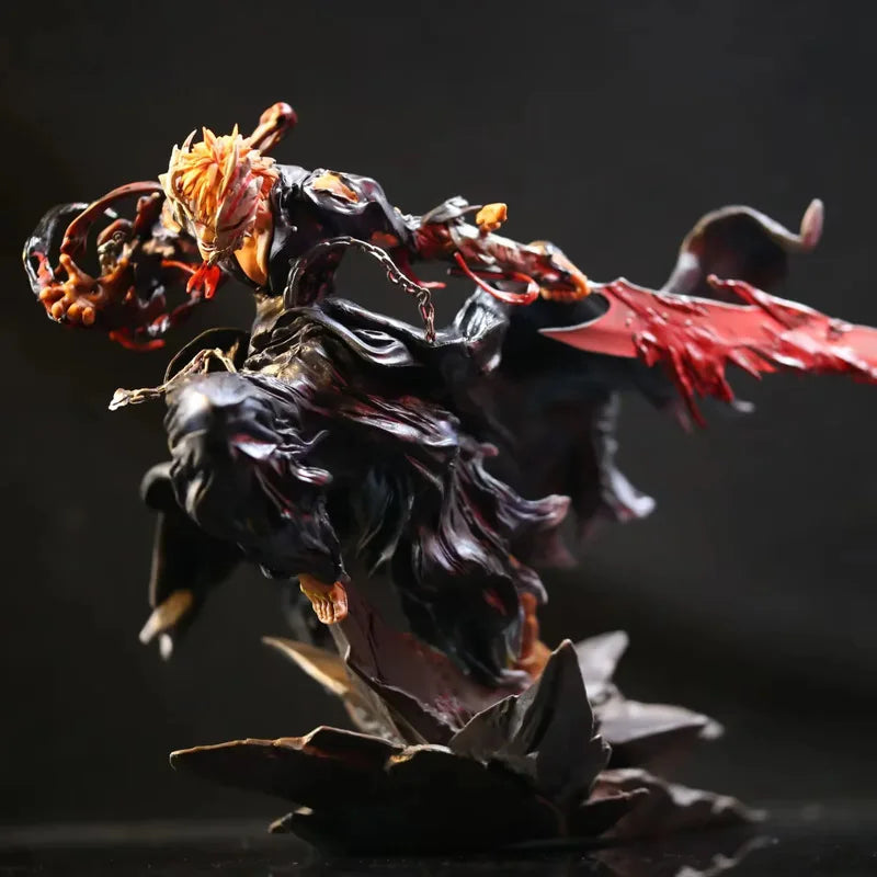 New Sell Well Animation Bleach Kurosaki Ichigo Luminous Gk Doll Hand-Made Model Trend Figure Desktop Ornaments Toy Gift