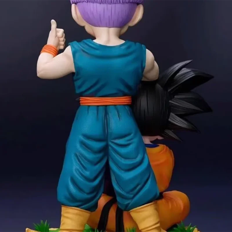 In Stock Dragon Ball Z Son Goten Trunks Figure Super Saiyan Action Figures Pvc Statue Collection Model Toys Gifts Genuine