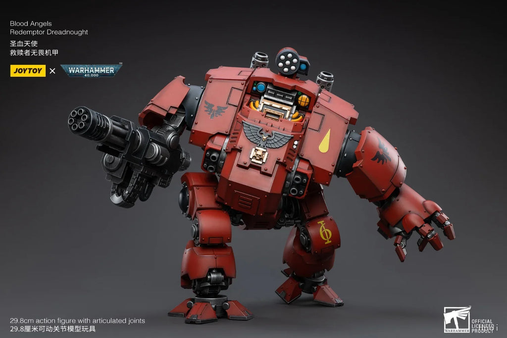 【FS】JOYTOY  Warhammer 40K  Scale 1/18 Action Figures Blood Angels Redemptor Dreadnought Models Toys Gifts