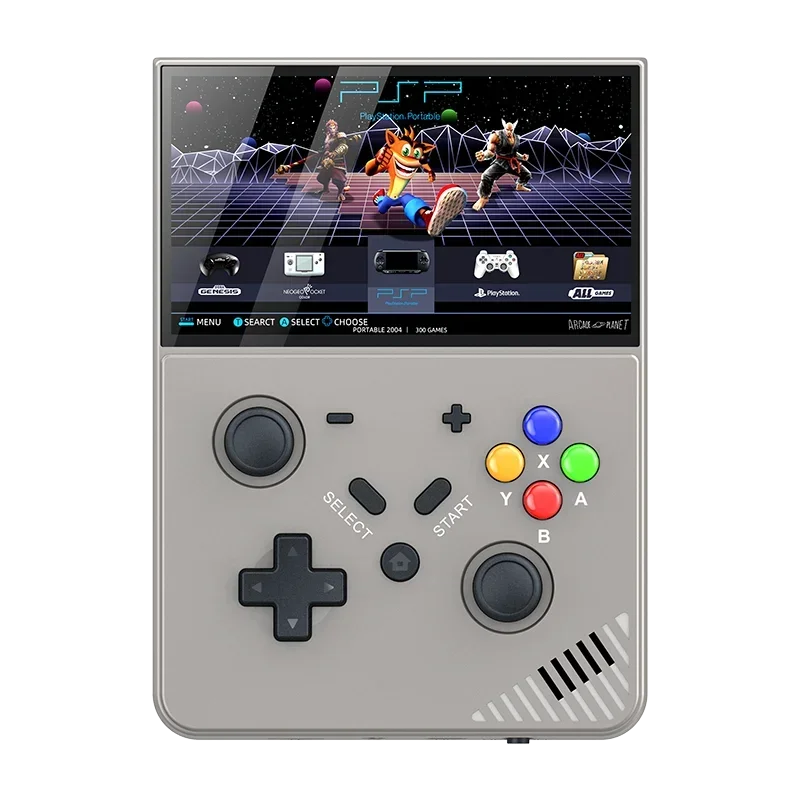 Portable Retro Gaming Console R43 PRO Handheld Game Player 4.3” Screen 256G 70000+ Games for PS1 PSP N64 Play Anytime Anywhere