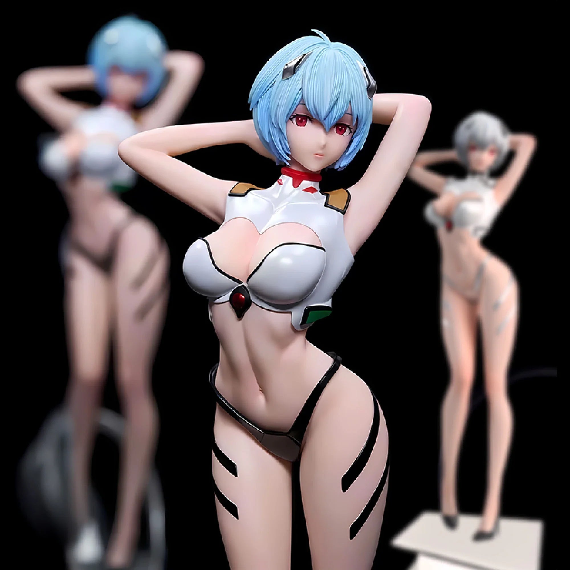 Neon Genesis Evangelion Asuka Langley Rei Ayanami Mari Makinami Actionfigur PVC Bewegliches Modell Anime Sammlerstück Spielzeug