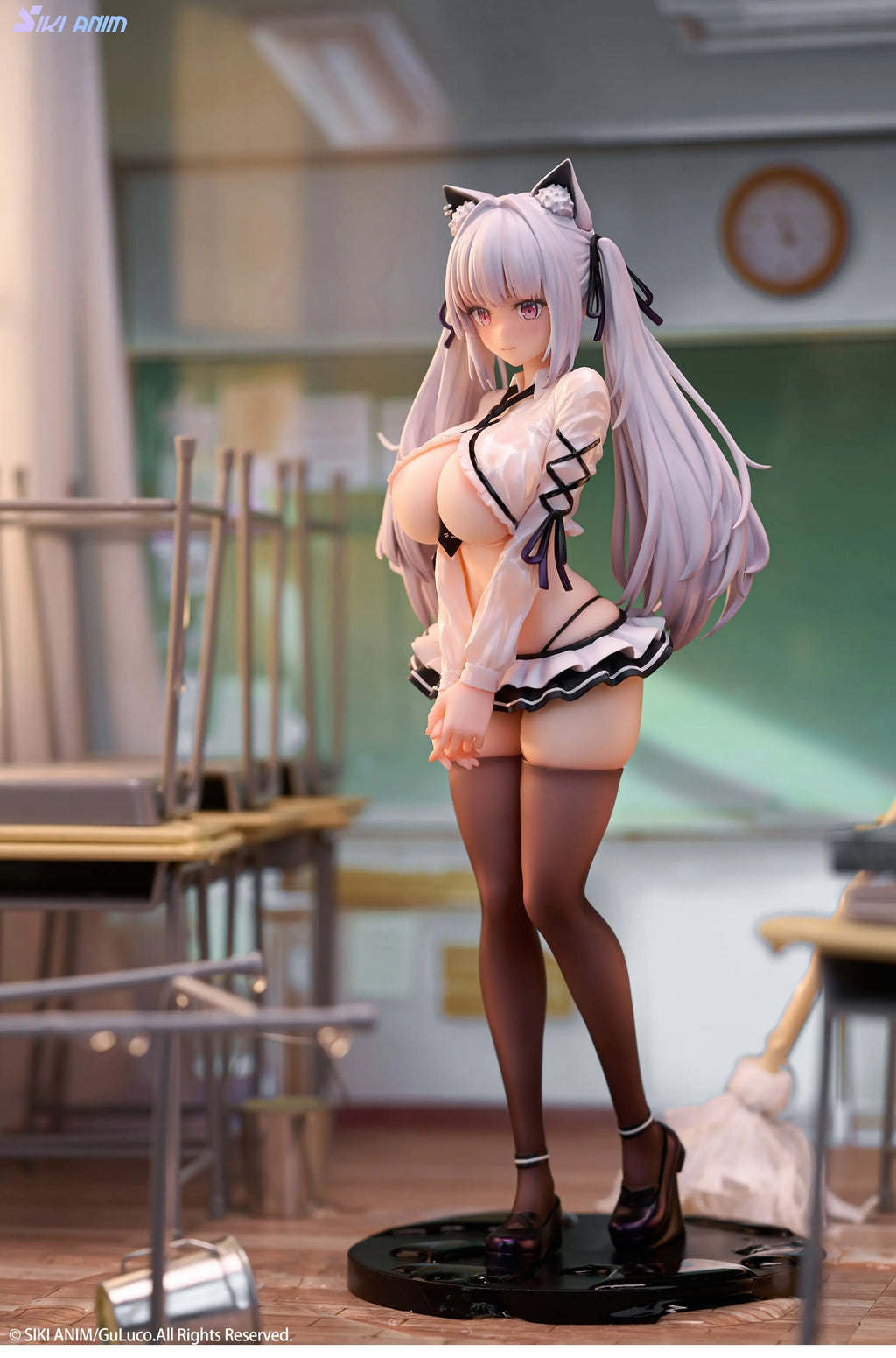 Original SIKI ANIM Alvina-chan Wet Ver. 1/7 PVC Action Figure Anime Model Toys Collection Doll Gift
