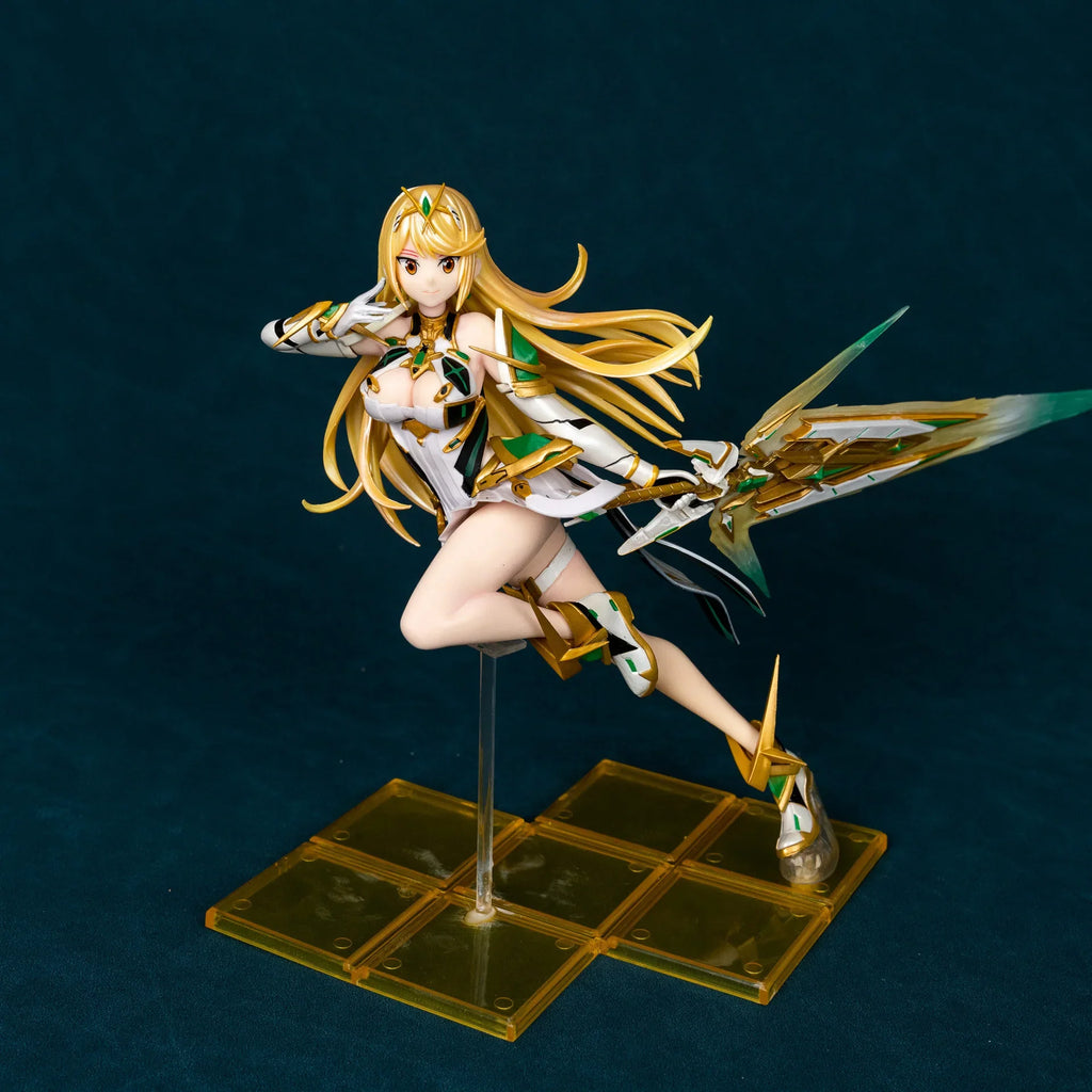22cm Xenoblade Chronicles 2 Pyra And Mythra Game Girl Figure Model Statue Boys Collection Desktop Decoration Ornament Toys Gifts