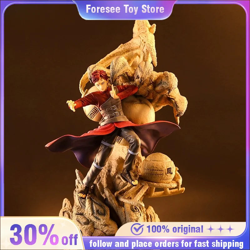 45cm NARUTO Gaara Animation Peripherals Model Jinchuriki Sandstorm Shukaku Figure Decoration Festival Craft Gift Toy Collection