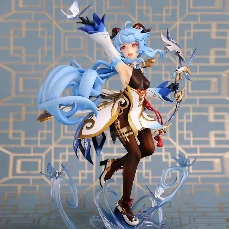 【Presale】Action Figurals Genshin Impact Statue Figures Ganyu Anime Figurine Cartoon Toy Collectible Model Toy