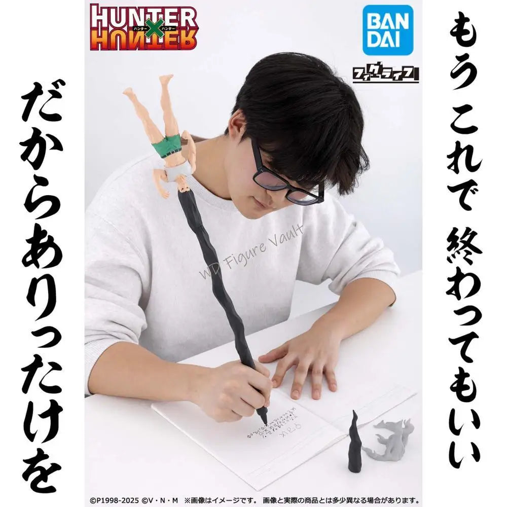 In stock Bandai HUNTER HUNTER Figlife! Gon - Aritake no Pen Figure 60CM ballpoint pen Highly Detailed Collectible Model Toy Gift