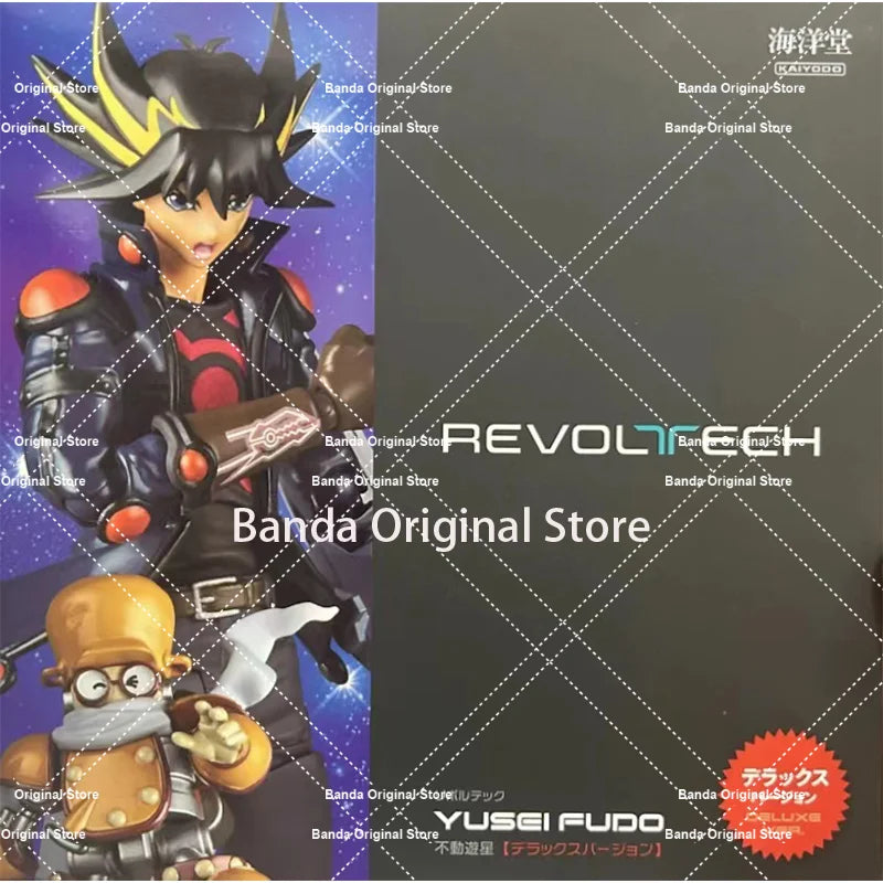 100% In Stock Original KAIYODO Revoltech Yu Gi Oh  5D's Yusei Fudo Anime Action Collection Figures Model Toys