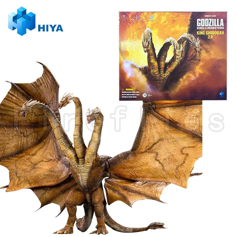 HIYA 35CM Action Figure Exquisite Basic Series Godzilla King of the Monsters King Ghidorah 2.0 Anime Model Collection Toy