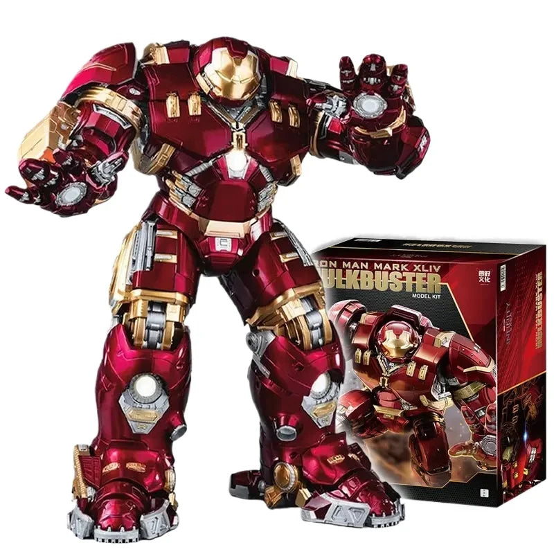 Genuine Fondjoy Iron Man Hulkbuster Anime Figure Mark Hulkooster Armor Mk44 Saga 1/7 Assembly Action Model Collection Toy Gift