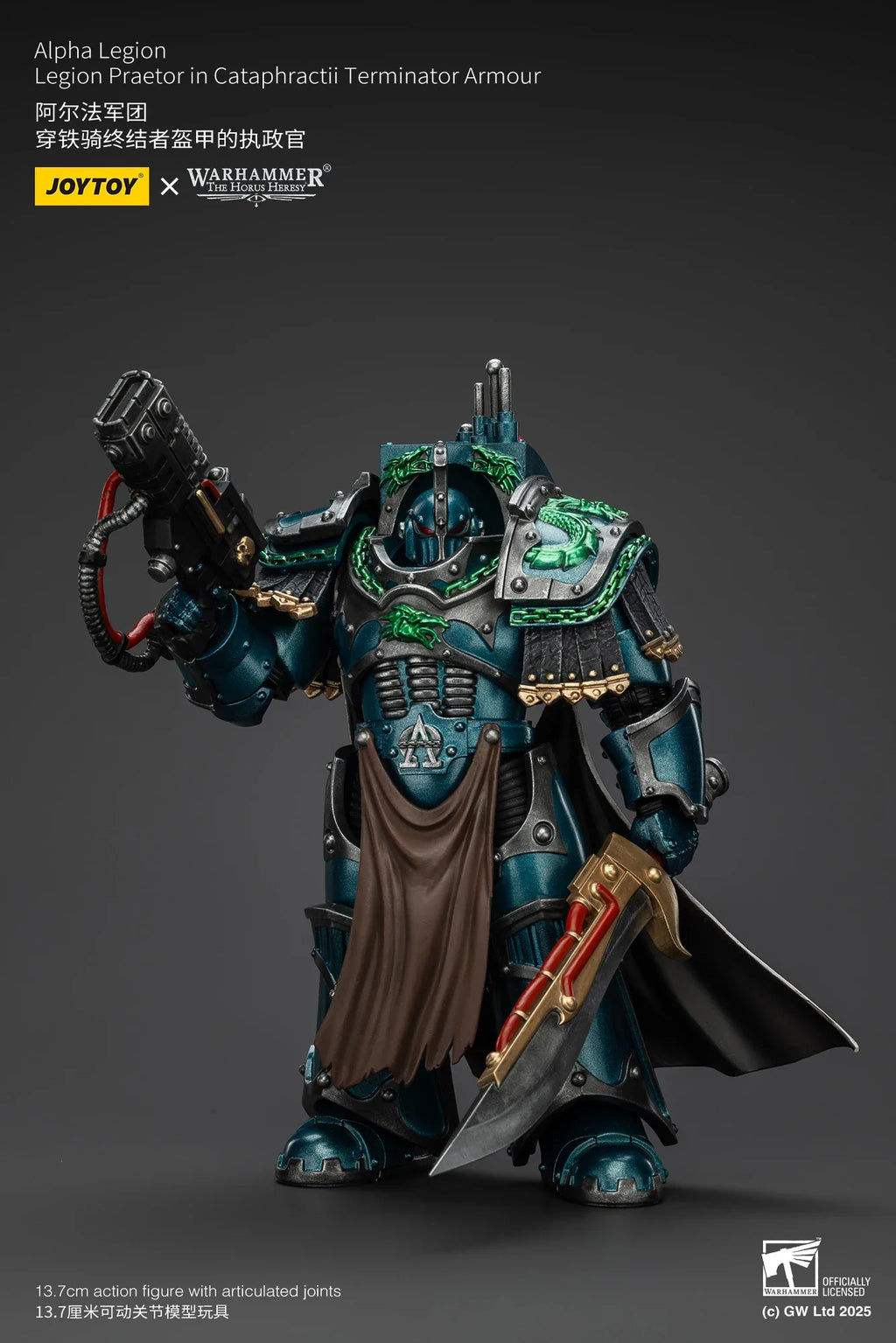 【In Stock】JOYTOY Warhammer 40K Alpha Legion 1/18 Action Figure Model Toy Gift