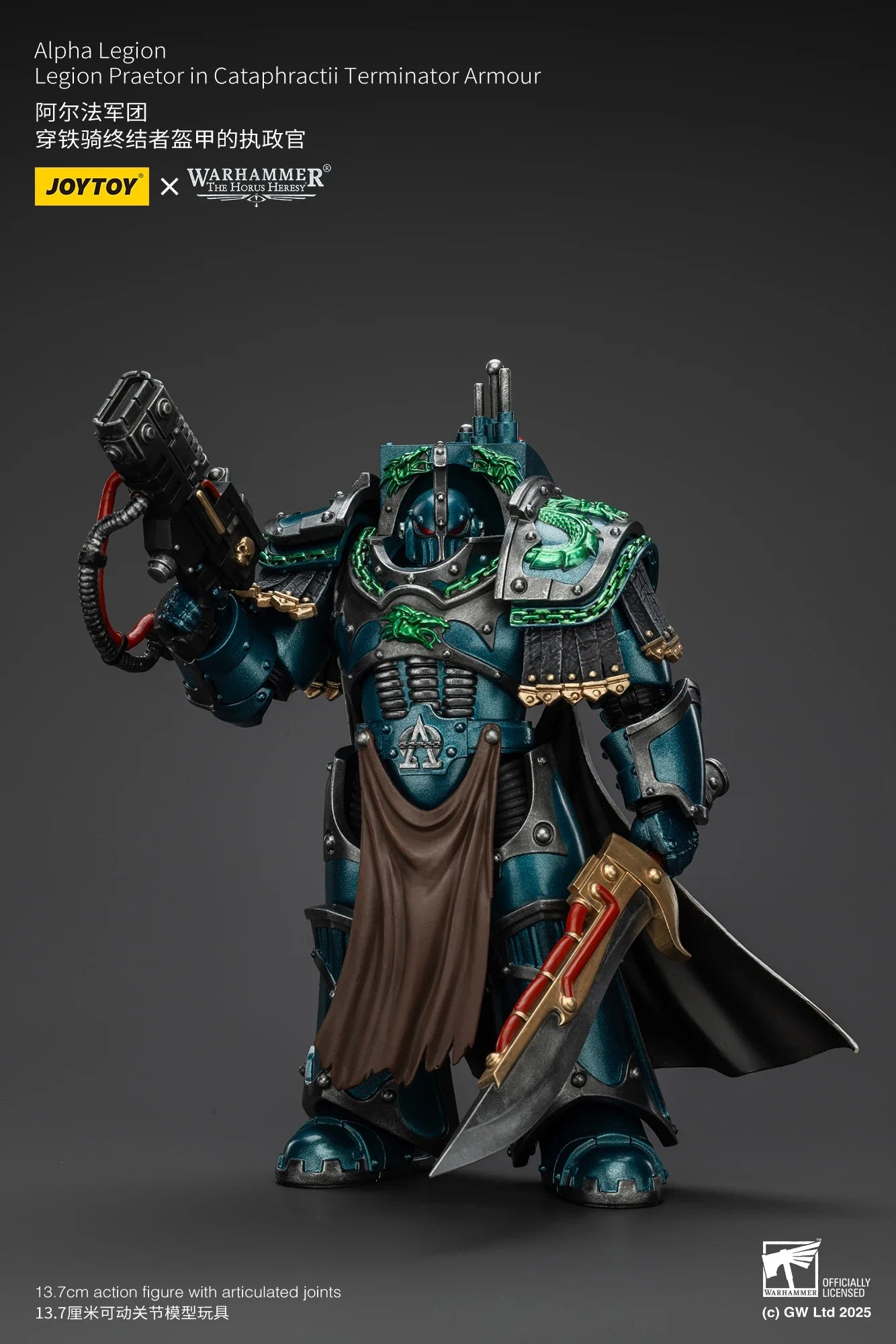 【In Stock】JOYTOY Warhammer 40K Alpha Legion 1/18 Action Figure Model Toy Gift