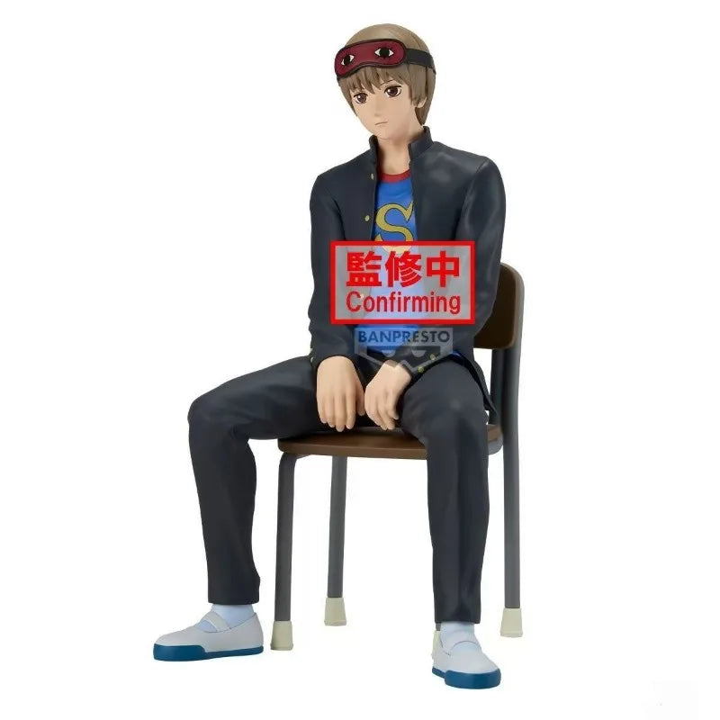 Bandai In Stock Banpresto Original Anime Gintama Okita Sougo PVC Action Figure Model Toys Collection Gift DT