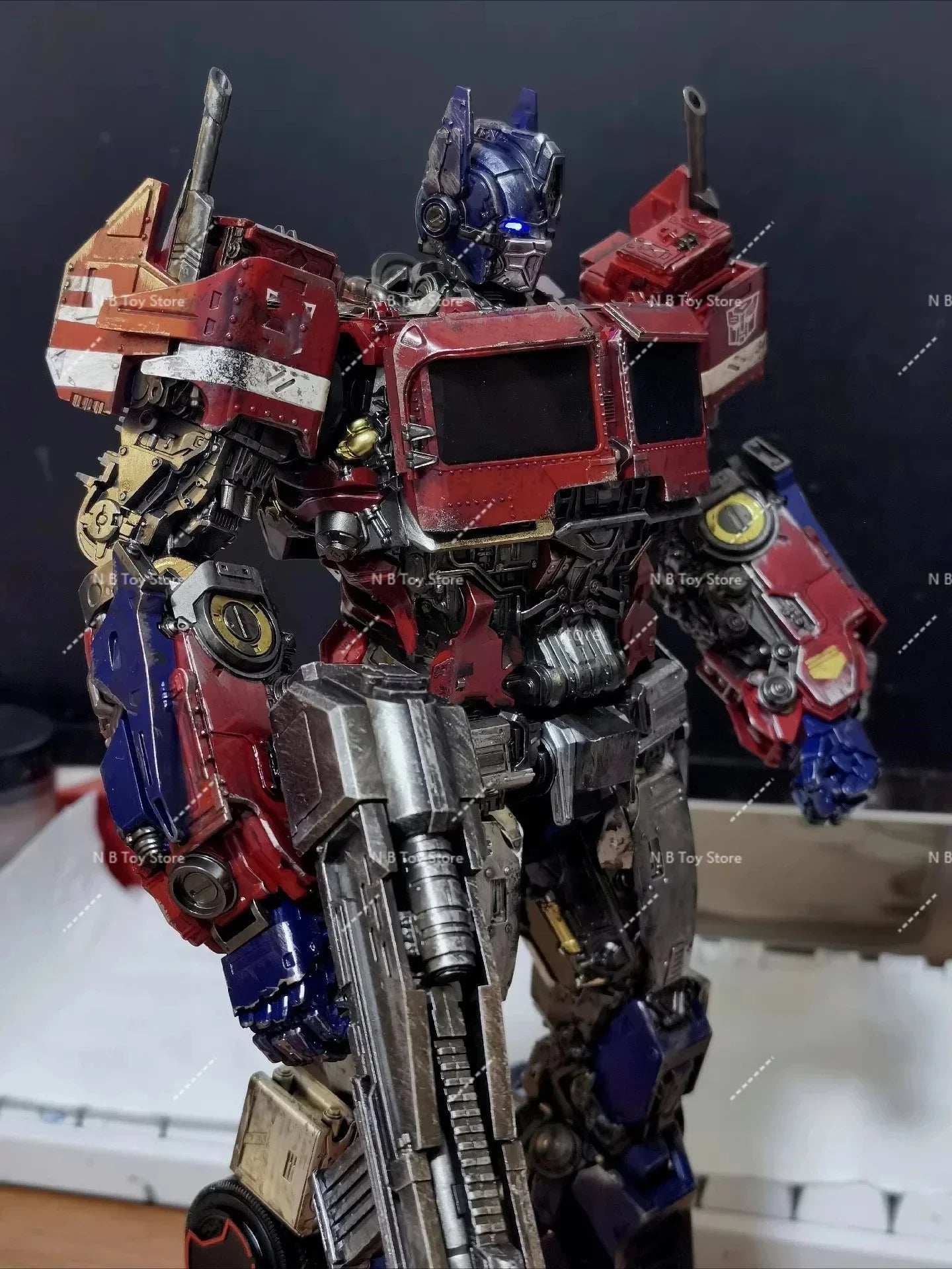 Transformation DIY Hand Painted Repaint Recoat MD-001 MD001 with Accessory Kit KO DLX 3A Alloy Op Commander Action Figure
