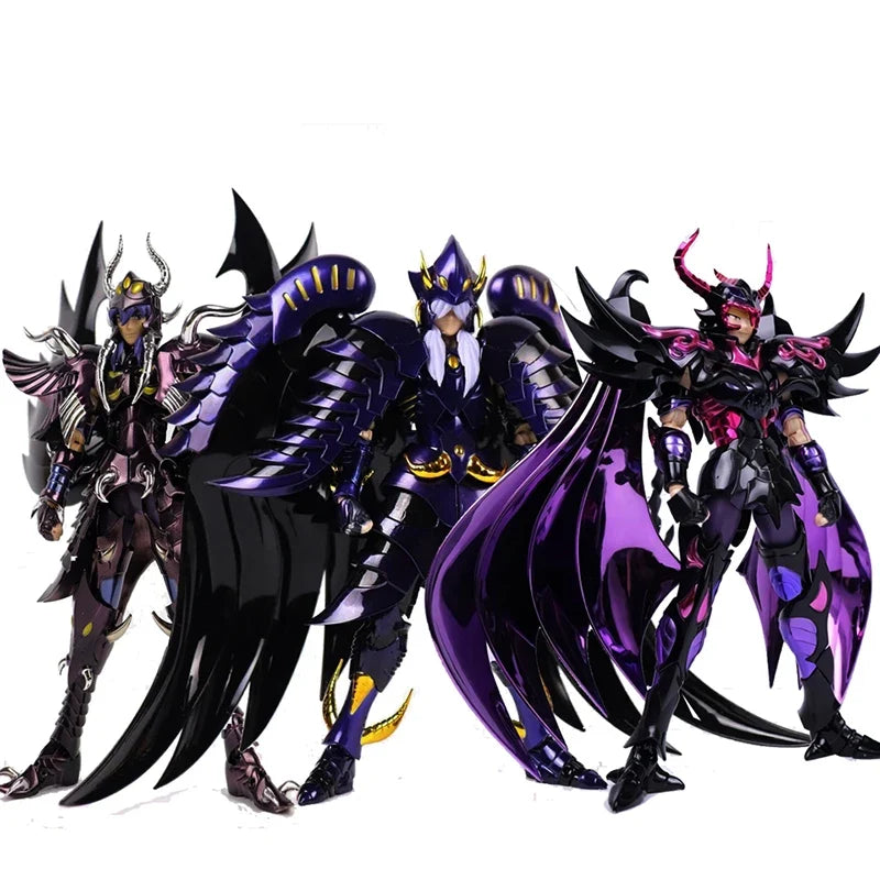 Cs Model Saint Seiya Ex Hades Specters Wyvern Rhadamanthys Griffon Minos Garuda Aiacos Three Judges Of Hell Metal Armor Figure