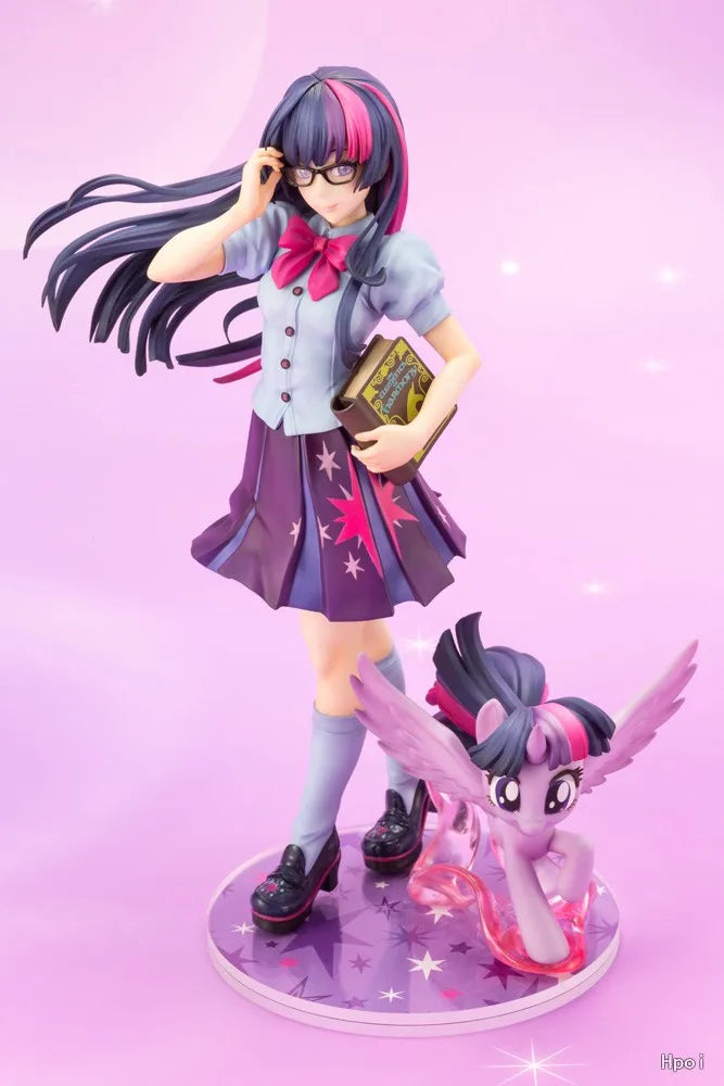 In Stock Original KOTOBUKIYA Beautiful Girl Statue Little Pony Beautiful Girl Twilight Sparkle Anime Doll Figure Model Toys