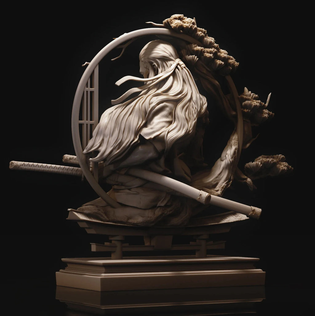 1/11 resin Half-length portrait figure model kit, fantasy theme, unassembled and unpainted GK