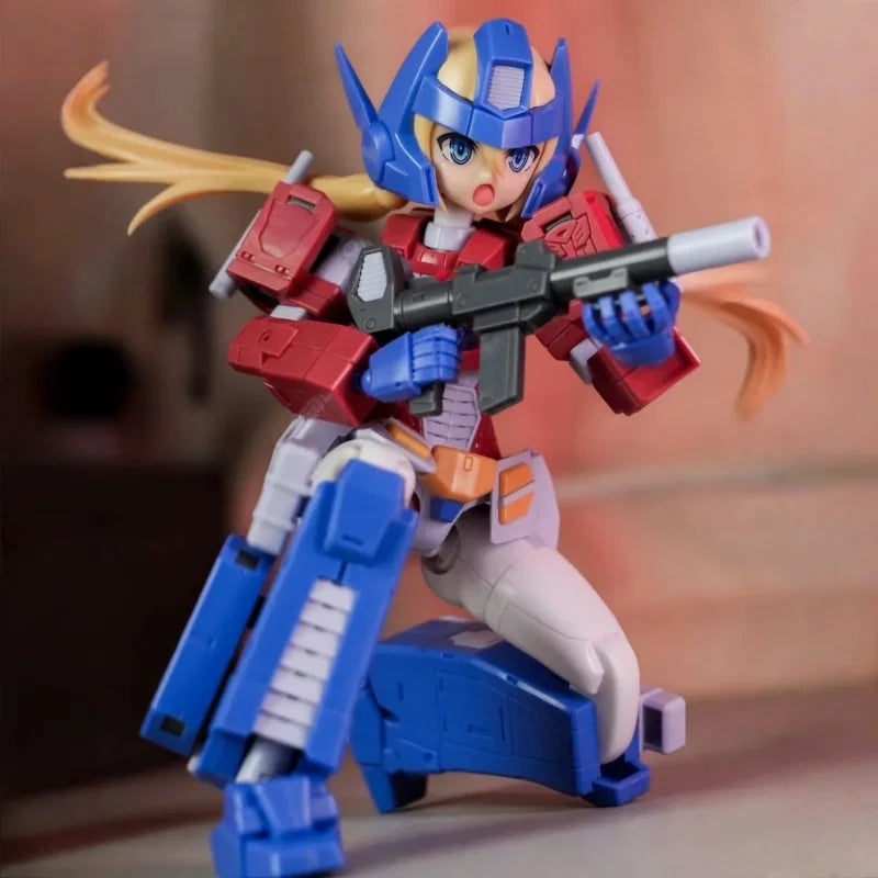 In Stock KOTOBUKIYA Transforming Toys Convoy Crossframe Girl Humikane Shimada Ver Assemble Model Kit Action Figure Gifts Toys