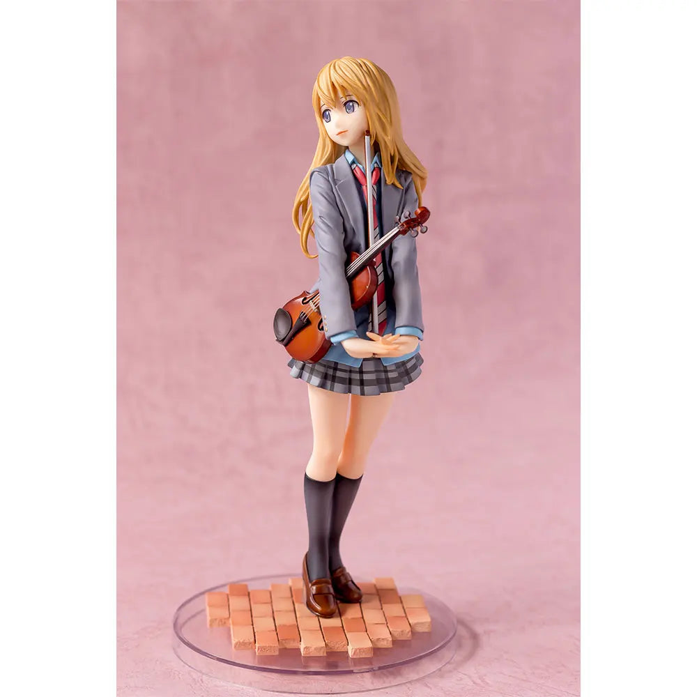 20CM Anime Your Lie in April Figure Miyazono Kaori Standing Animation Model Toy Gift Collection Decoration Ornaments PVC