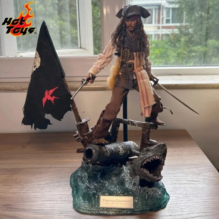 Auf Lager Hottoys Ht 1/6 Dx15 Fluch der Karibik: Salazars Rache Jack 12''Actionfiguren Sammlermodell Spielzeug Geschenke