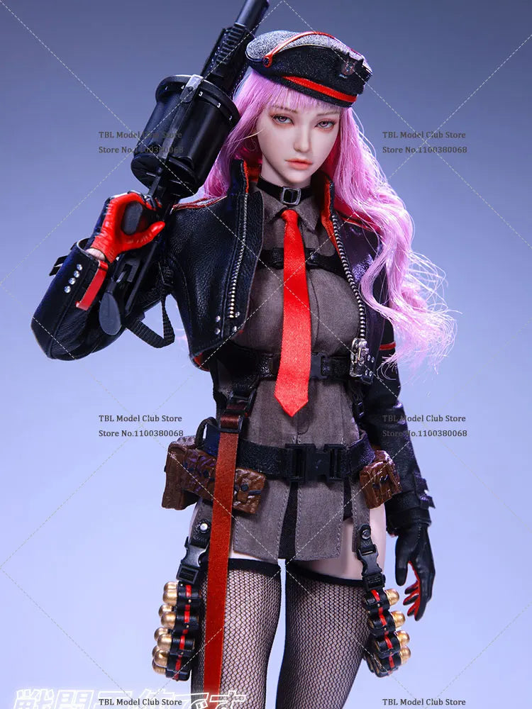 POPTOYS X COLOUR STUDIO BG-001 1/6 Battle Angel Black Fire Mirabelle Rose 12' Action Figure Full Set Collectible Model Toy